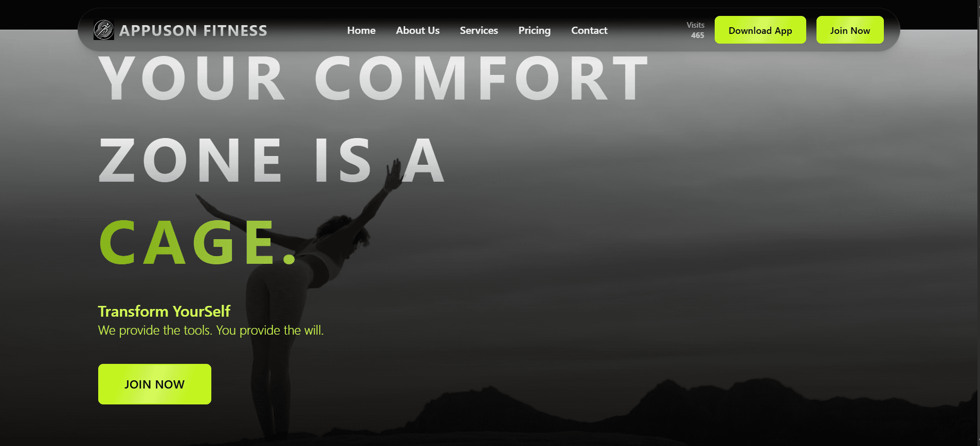 Fitness Edge Landing Page